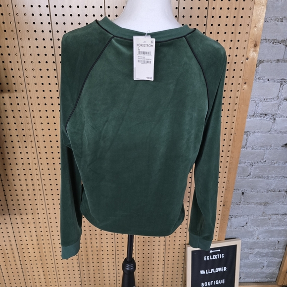 Nordstrom BP Dark Green Soft Pull Over Small Shirt - Picture 2 of 6